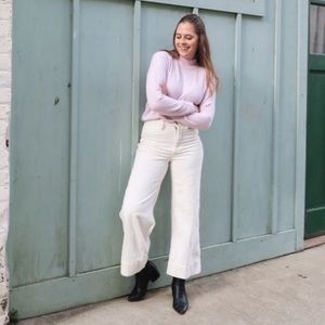 Madewell Emmett Wide Leg Crop in Corduroy